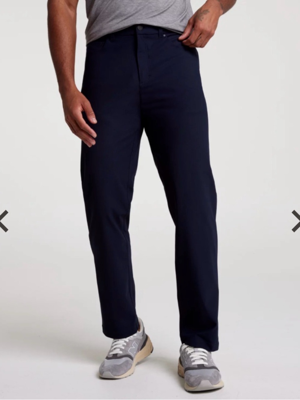 VRST Men’s Limitless ATHLETIC Fit 5 Pocket Pant- Navy